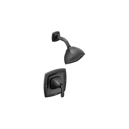 Moen Voss Posi-Temp Shower Only Trim in Matte Black T2692BL
